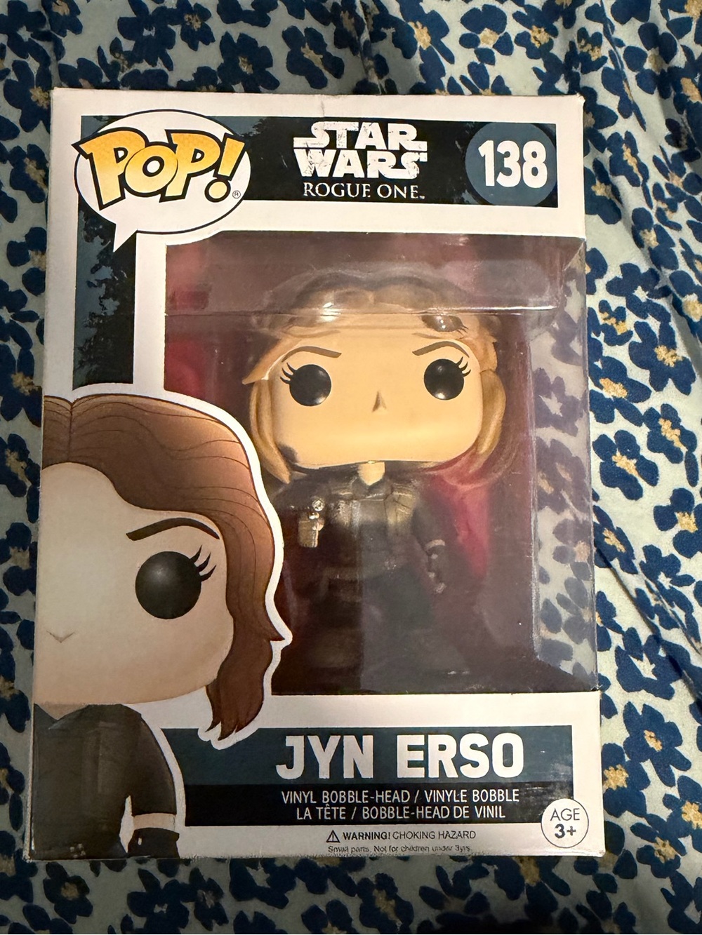 Funko Pop! Star Wars Rogue One Jyn Erso Vinyl Figure (black, tan, brown)